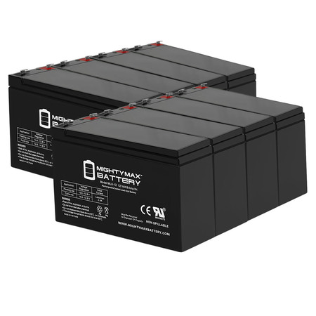 Mighty Max Battery 12V 8AH Compatible Battery for RBC22 - APC / UPS Battery - 8 Pack ML8-12MP8147